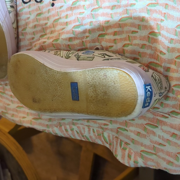 🍀Super EUC ❤️ KEDS x CJW: Specialty/Ltd Ed.👟LILAC🪻SILK🪻 SHOE🪻PRINT👟 sz 9🍀 - Picture 3 of 13